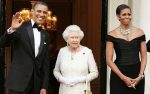 Обама начал визит в Англию с обеда с Елизаветой II