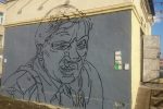 В Петербурге около Синопской набережной появилось граффити с Нагиевым