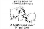 Журнал Charlie Hebdo изобразил финалистов «Евровидения» поющими свиньями